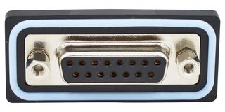 NORCOMP SDF-R15-213L011. D SUB CONN, R/A RCPT, DA, 15POS, SOLDER