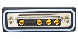 NORCOMP CDFR9W4213L461. COMBO D-SUB CONN, R/A RCPT, DB-9W4, IP67