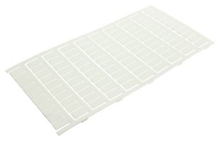 TE CONNECTIVITY - ENTRELEC 1SNK169999R0000 MARKER CARD, BLANK, WHT, TERMINAL BLOCK