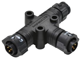 AMPHENOL LTW AB-BB-030303-BBH-TQ001 CIR ADAPTOR, 3P, T-SHAPE, X-LOK, B SIZE