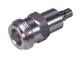 HUBER+SUHNER 31"N-QMA-50-1/1--"NE RF ADAPTER, N JACK-QMA JACK, 50 OHM ROHS COMPLIANT: YES