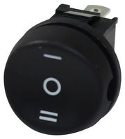 MULTICOMP PRO MP004568 ROCKER SW, SPDT, 10A, 125VAC, BLACK/WHT