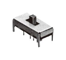 NIDEC COMPONENTS MFS201PA-5-Z. SLIDE SWITCH, DP3T, 0.3A, 30VDC, THT