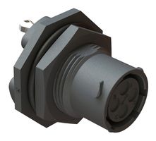 AMPHENOL SINE/TUCHEL RTS710ND4S0332 CIRCULAR CONNECTOR, 4POS, RCPT, JAM NUT
