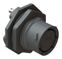 AMPHENOL SINE/TUCHEL RTS712ND4S0332 CIRCULAR CONNECTOR, 4POS, RCPT, JAM NUT