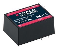 TRACO POWER TMPW 5-124 POWER SUPPLY, AC-DC, 24V, 0.21A