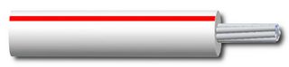 MULTICOMP PRO MP005391 HOOK-UP WIRE, 1.55MM, WHITE/RED, 100M