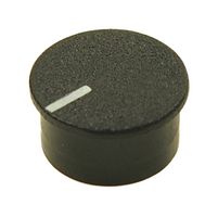 MULTICOMP PRO MP005752 CAP, ROTARY SWITCH, BLACK, WHITE ROHS COMPLIANT: YES