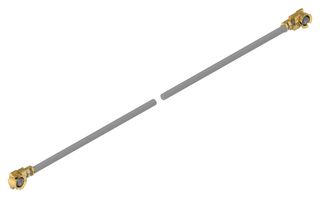 TE CONNECTIVITY 2118651-6 RF COAX CABLE, MHF1 TYPE PLUG-PLUG, 90MM