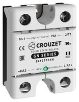 CROUZET 84137131N SOLID STATE RELAY, 75A, 48-660VAC, PANEL