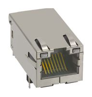 BEL MAGNETIC SOLUTIONS G27-122T-015 RJ45 CONN, R/A JACK, 8P8C, 1PORT, TH