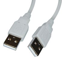 VIDEK 2560NL-1 USB CABLE, 2.0 TYPE A PLUG-PLUG, 1M