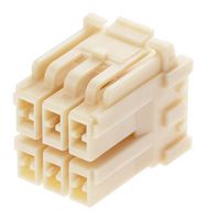 MOLEX 212209-2040 CONN HOUSING, RCPT, 4POS, 3.3MM, NATURAL