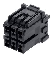 MOLEX 212209-2041 CONN HOUSING, RCPT, 4POS, 3.3MM, BLK