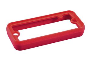 HAMMOND 1455UBRED OPEN BEZEL, ENCLOSURE, METAL, RED