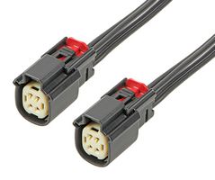 MOLEX 2162851041 WTB CABLE, 4P MX150 RCPT-RCPT, 5.9"