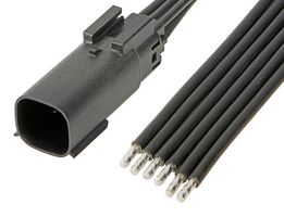 MOLEX 2162881062 WTB CABLE, 6P MX150 PLUG-FREE END, 11.8"