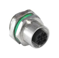 BULGIN LIMITED PXMBNI12RPF04SFLM16020 M12 SENSOR CONN, FEMALE, 4POS, S CODED