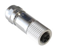 BULGIN LIMITED PXMBNI12FBF04TSCPG7 SENSOR CONN, FEMALE, 4POS, M12, CABLE