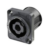 NEUTRIK NL2MPXX LOUDSPEAKER, PLUG, 2POS, PA6.6, PANEL