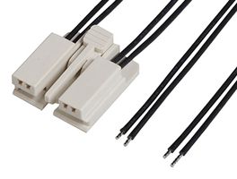 MOLEX 216331-1044 CABLE, 4P EDGELOCK RCPT-FREE END, 23.6"