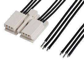 MOLEX 216331-1064 CABLE, 6P EDGELOCK RCPT-FREE END, 23.6"