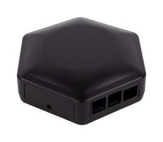 CAMDENBOSS CBHEX1-PI4-BK ENCLOSURE, HEX-BOX IOT, ABS, BLACK