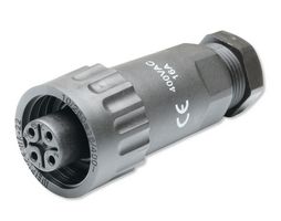 MULTICOMP PRO MP007681 CIRCULAR CONN, RCPT, 3+PE POS, CABLE