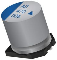 KYOCERA AVX AHA0608270M025R CAP, 27UF, 25V, ALU ELEC SMD, HYBRID