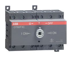ABB OT80F3C SWITCH DISCONNECTOR, 3P, 80A, 415VAC