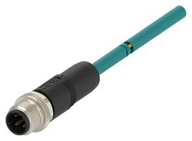 TE CONNECTIVITY TAD2413A201-300 SENSOR CORD, 4P M12 PLUG-FREE END, 30M