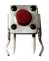 TE CONNECTIVITY - ALCOSWITCH 1825027-6 TACTILE SW, 0.05A, 24VDC, 260GF, THT