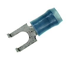 TE CONNECTIVITY - AMP 320862 CRIMP TERMINAL, FORK, #8, 14AWG, BLUE