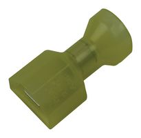 TE CONNECTIVITY - AMP 4-521098-2 MALE DISCONNECT, 6.35MM, 12-10AWG, YLW