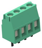 BUCHANAN - TE CONNECTIVITY 284392-4 TB, WIRE TO BRD, R/A, 4WAY, 14AWG