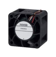 NMB TECHNOLOGIES 03828DA-12R-AA-00 DC AXIAL FAN, BALL, 21.4CFM, 0.63A, 12V