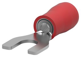 TE CONNECTIVITY - AMP 32051 CRIMP TERMINAL, FORK, #10, 16AWG, RED