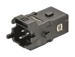 HARTING 09100022601. HEAVY DUTY INSERT, PLUG, 2+PE, 10A