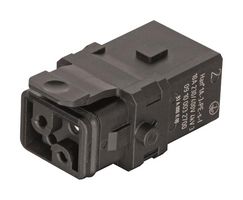 HARTING 09100032701. HEAVY DUTY INSERT, RCPT, 3+PE, 10A