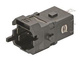 HARTING 09100033001. HEAVY DUTY INSERT, PLUG, 3+PE, 10A