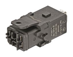 HARTING 09100033101. HEAVY DUTY INSERT, RCPT, 3+PE, 10A