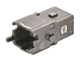 HARTING 09100053006. HEAVY DUTY INSERT, PLUG, 5+PE, 10A