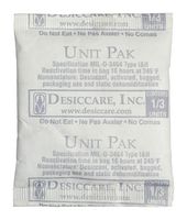 SCS 1/3PLDES700 DESICCANT BAG, 64MM X 54MM, 1/3 UNIT