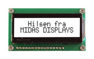 MIDAS DISPLAYS MC21605H6WM-FPTLW-V2 LCD DISP ALPHAN 16 X 2 BLACK ON WHITE 5V