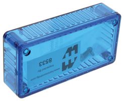 HAMMOND 1591ATBU BOX, POLYCARBONATE, 100X50X21MM
