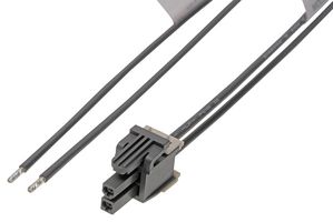 MOLEX 218311-1021 CABLE ASSY, 2P RCPT-FREE END, 150MM