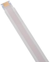 MOLEX 15016-0207 FFC CABLE ASSEMBLY, 20P, WHITE, 51MM