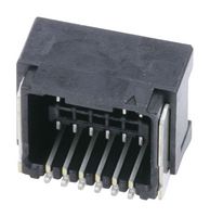 MOLEX 505448-1271 CONN, R/A HDR, 12POS, 2ROW, 1.25MM, SMT