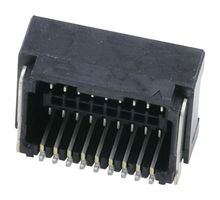 MOLEX 505448-1871 CONN, R/A HDR, 18POS, 2ROW, 1.25MM, SMT