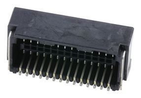 MOLEX 505448-2871 CONN, R/A HDR, 28POS, 2ROW, 1.25MM, SMT